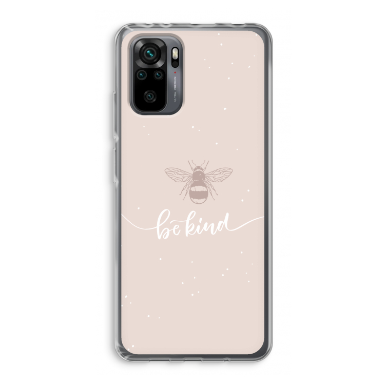Be(e) kind: Xiaomi Redmi Note 10 Pro Transparant Hoesje