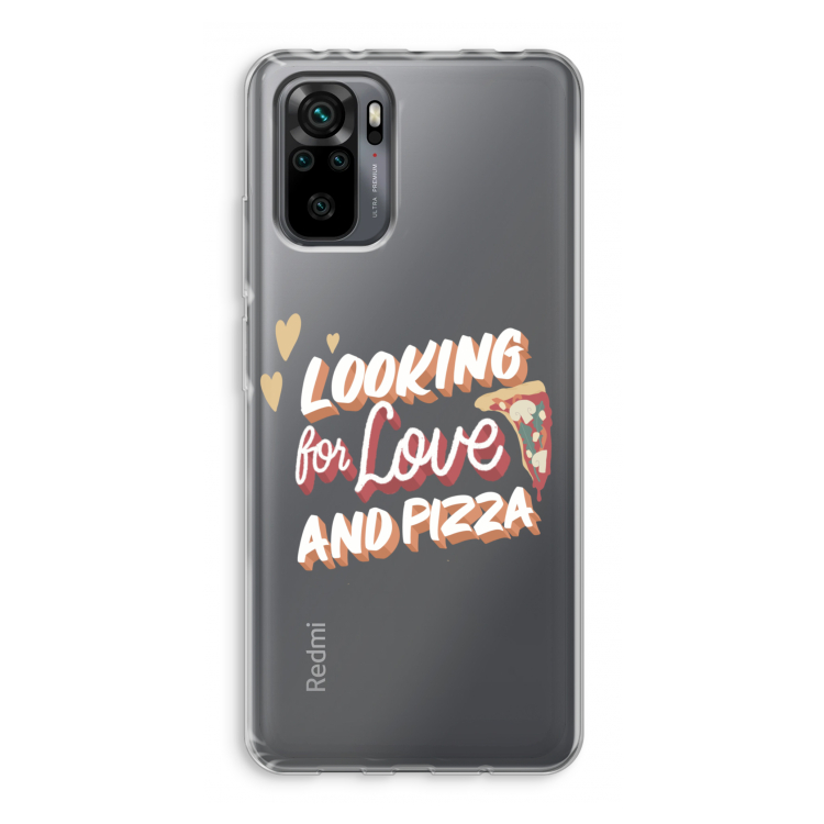 Pizza is the answer: Xiaomi Redmi Note 10 Pro Transparant Hoesje