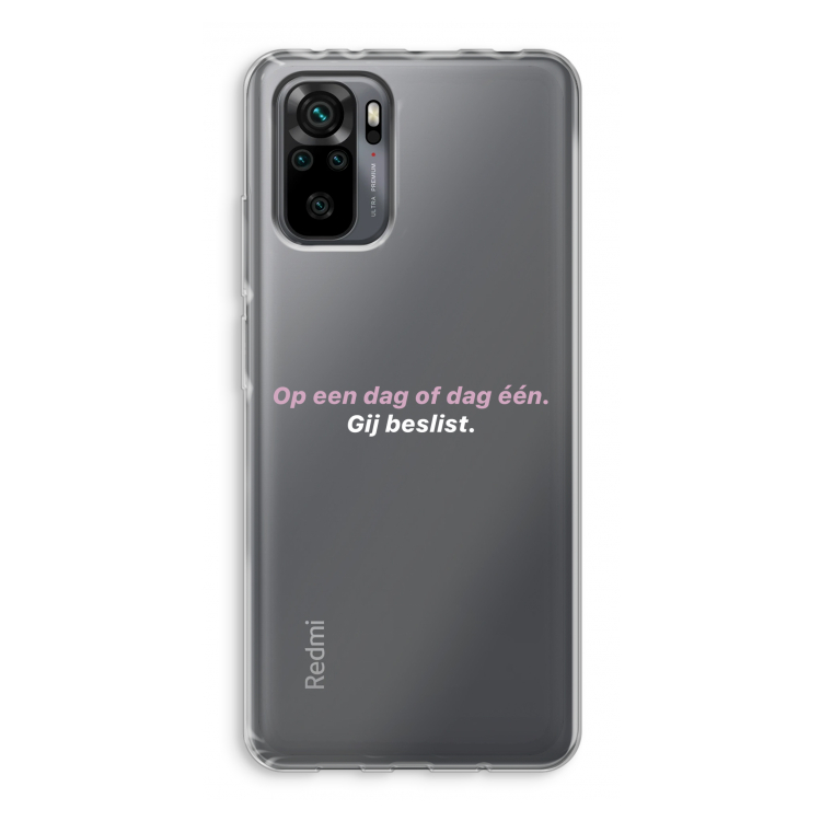 gij beslist: Xiaomi Redmi Note 10 Pro Transparant Hoesje