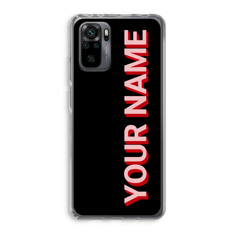 Namecase: Xiaomi Redmi Note 10 Pro Transparant Hoesje