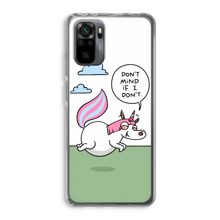 Unicorn: Xiaomi Redmi Note 10 Pro Transparant Hoesje
