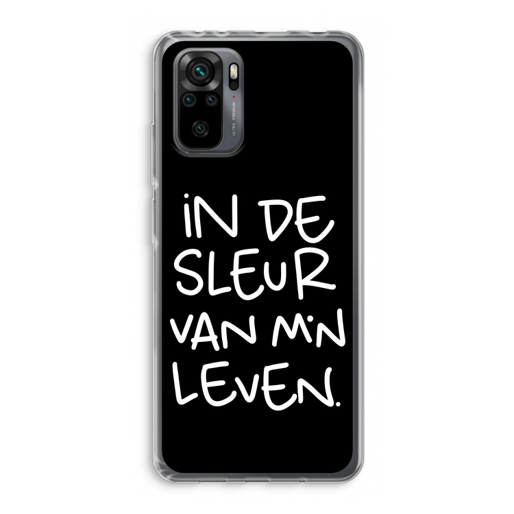 De Sleur: Xiaomi Redmi Note 10 Pro Transparant Hoesje