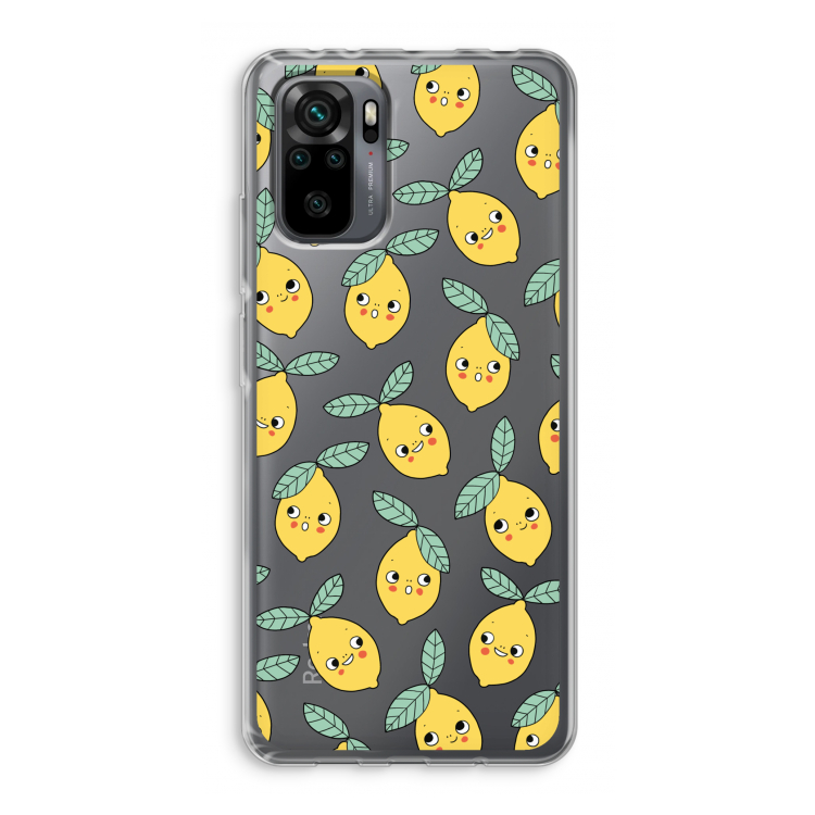 Citroenen: Xiaomi Redmi Note 10 Pro Transparant Hoesje