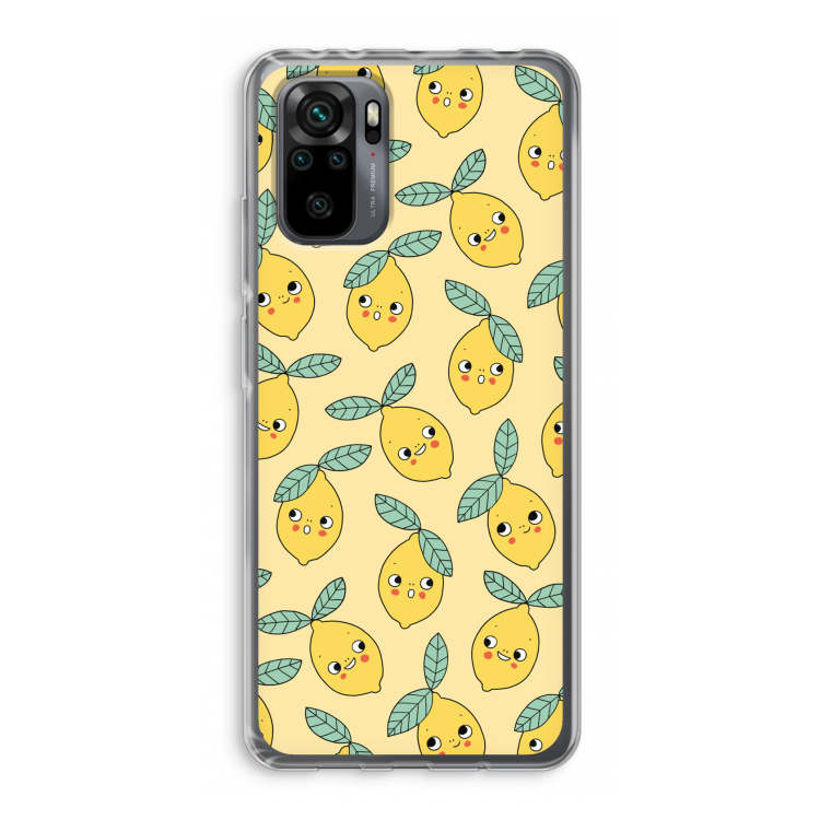Citroenen: Xiaomi Redmi Note 10 Pro Transparant Hoesje