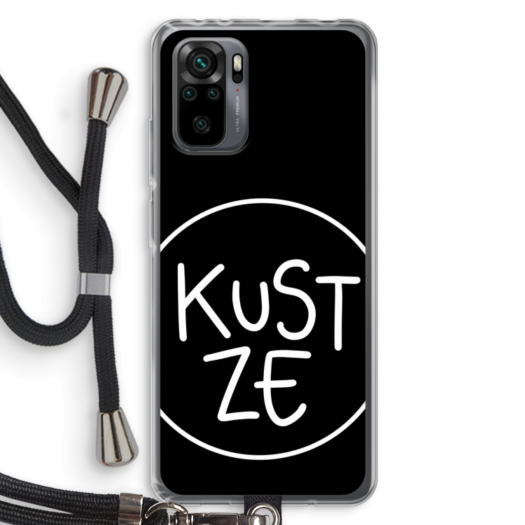 KUST ZE: Xiaomi Redmi Note 10 Pro Transparant Hoesje met koord