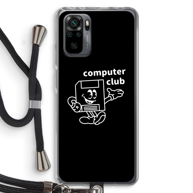 Floppyhead: Xiaomi Redmi Note 10 Pro Transparant Hoesje met koord