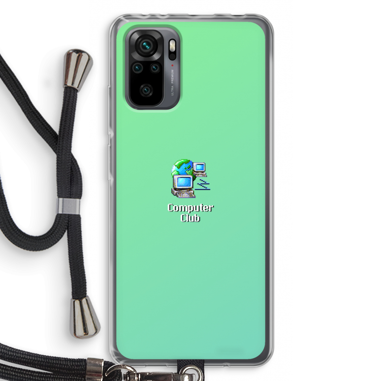 Win98: Xiaomi Redmi Note 10 Pro Transparant Hoesje met koord