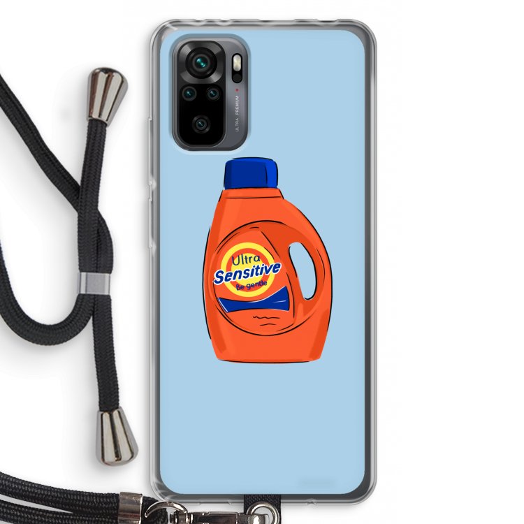 Ultra Sensitive: Xiaomi Redmi Note 10 Pro Transparant Hoesje met koord