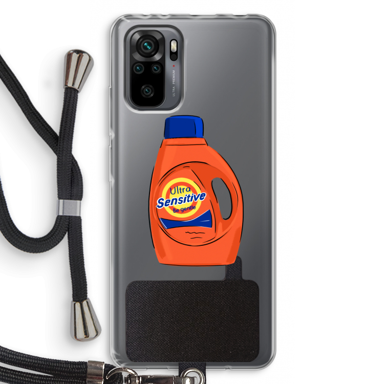 Ultra Sensitive: Xiaomi Redmi Note 10 Pro Transparant Hoesje met koord