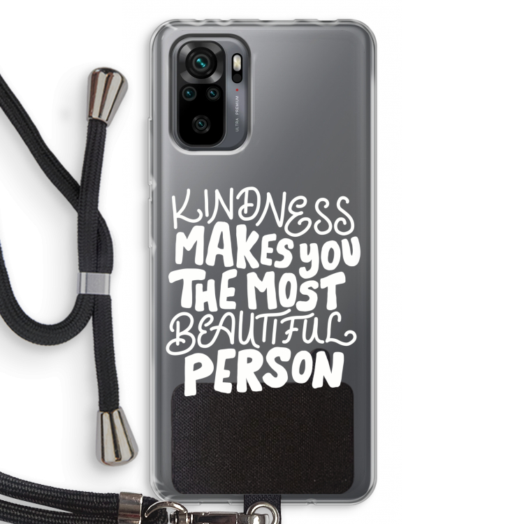 The prettiest: Xiaomi Redmi Note 10 Pro Transparant Hoesje met koord