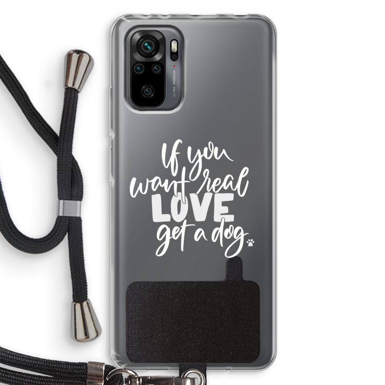 Partner in crime: Xiaomi Redmi Note 10 Pro Transparant Hoesje met koord