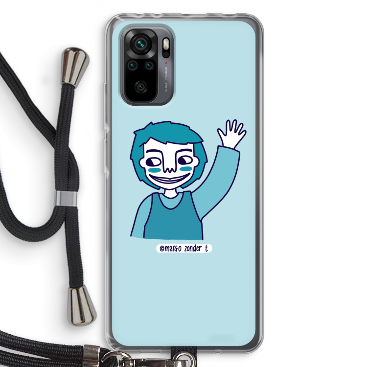 Zwaai: Xiaomi Redmi Note 10 Pro Transparant Hoesje met koord