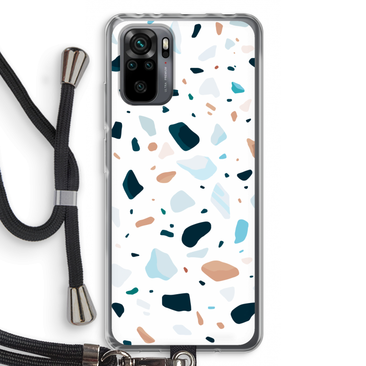 Terrazzo N°13: Xiaomi Redmi Note 10 Pro Transparant Hoesje met koord