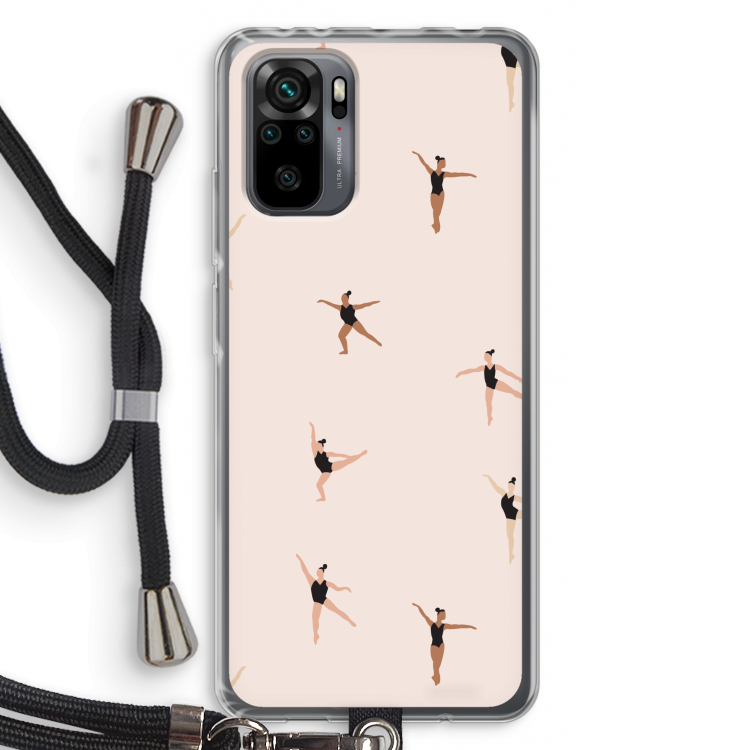 Dancing #1: Xiaomi Redmi Note 10 Pro Transparant Hoesje met koord