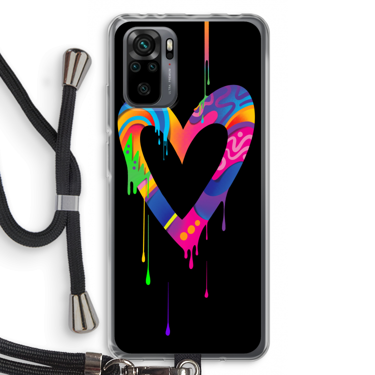 Melts My Heart: Xiaomi Redmi Note 10 Pro Transparant Hoesje met koord
