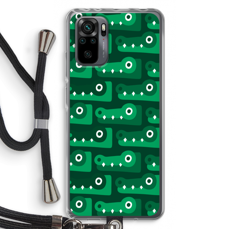 Crocs: Xiaomi Redmi Note 10 Pro Transparant Hoesje met koord