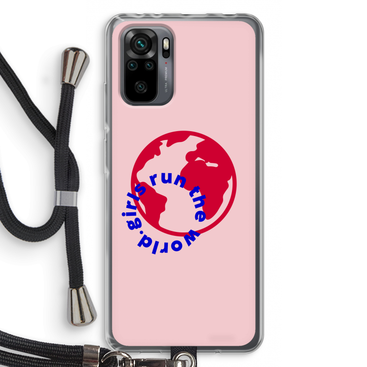 Run The World: Xiaomi Redmi Note 10 Pro Transparant Hoesje met koord