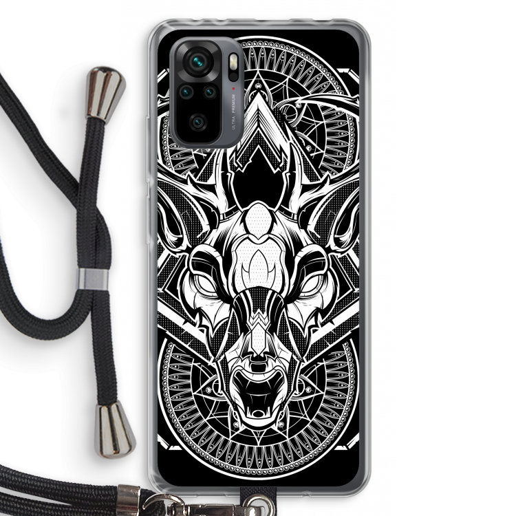 Oh Deer: Xiaomi Redmi Note 10 Pro Transparant Hoesje met koord