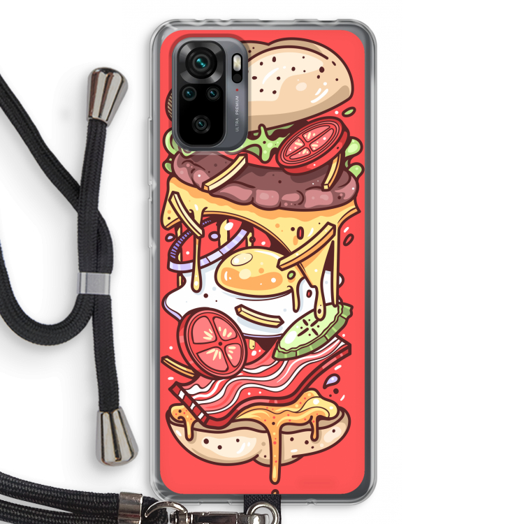 Diet Coke Please: Xiaomi Redmi Note 10 Pro Transparant Hoesje met koord