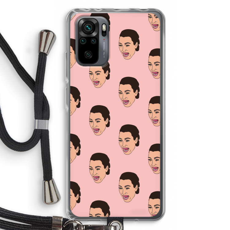 Ugly Cry Call: Xiaomi Redmi Note 10 Pro Transparant Hoesje met koord