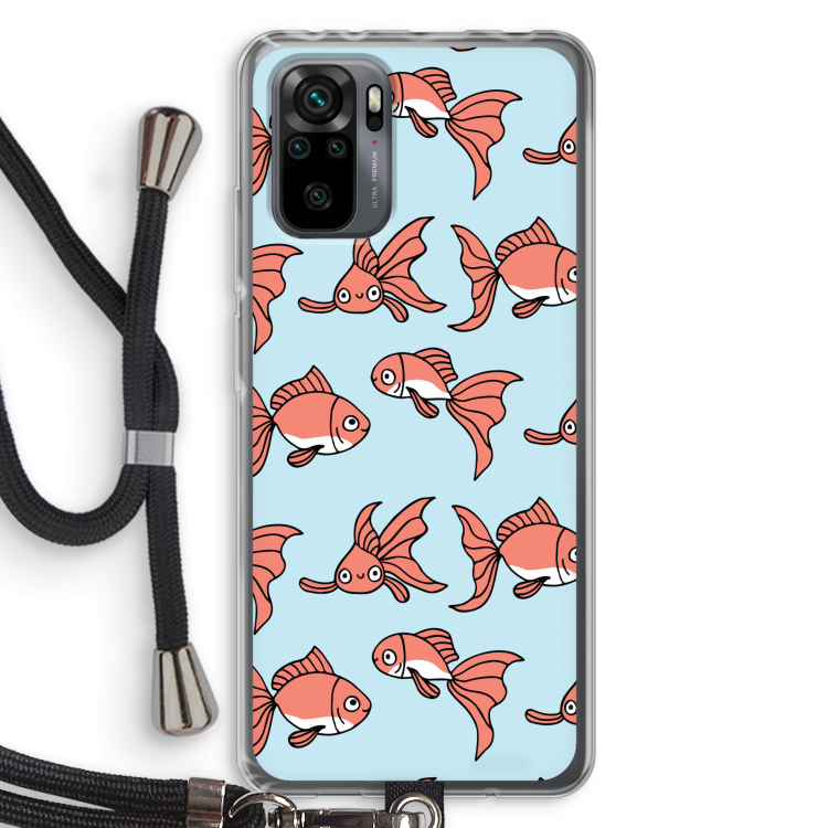 Blub: Xiaomi Redmi Note 10 Pro Transparant Hoesje met koord