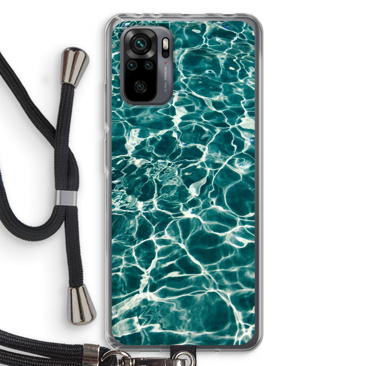 Weerkaatsing water: Xiaomi Redmi Note 10 Pro Transparant Hoesje met koord