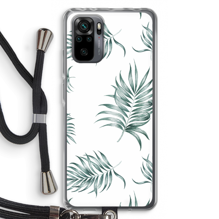 Simple leaves: Xiaomi Redmi Note 10 Pro Transparant Hoesje met koord