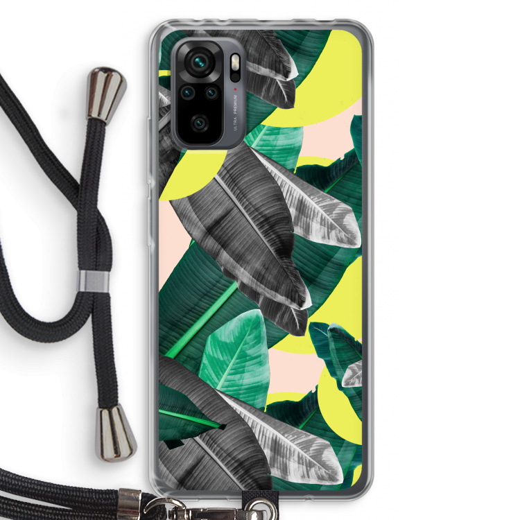Fantasie jungle: Xiaomi Redmi Note 10 Pro Transparant Hoesje met koord