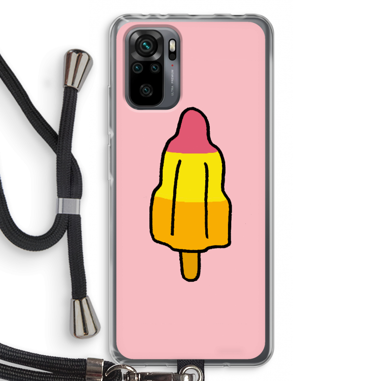 Raketijsje: Xiaomi Redmi Note 10 Pro Transparant Hoesje met koord