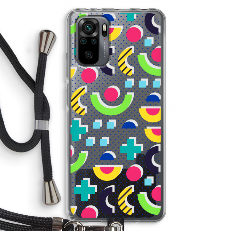 8-bit N°1: Xiaomi Redmi Note 10 Pro Transparant Hoesje met koord