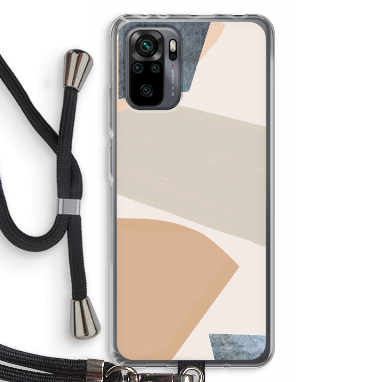 Formo: Xiaomi Redmi Note 10 Pro Transparant Hoesje met koord