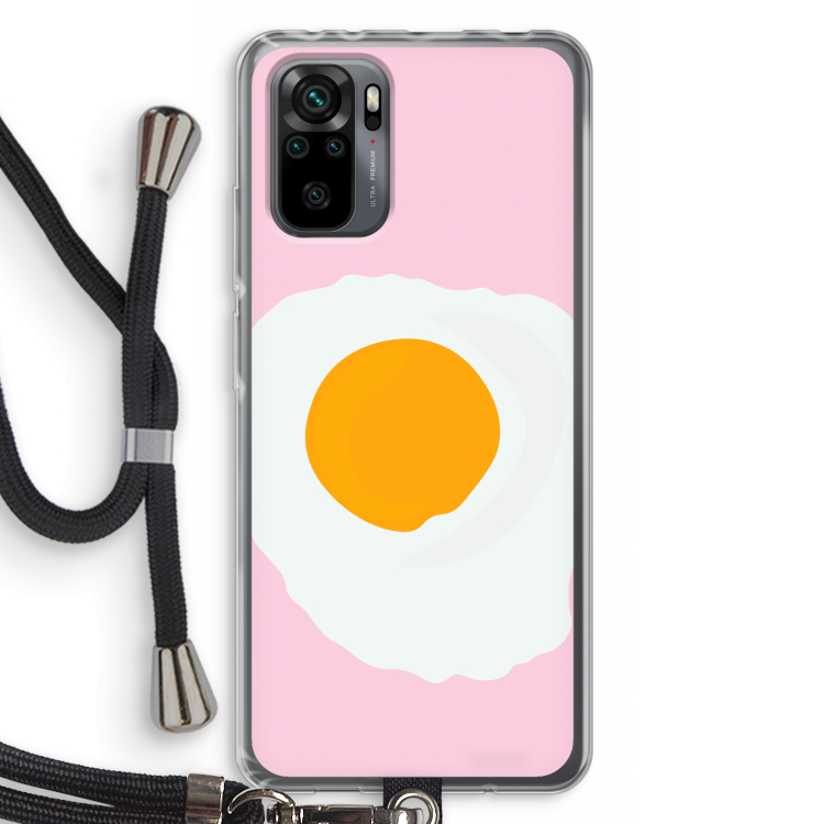 Sunny side up: Xiaomi Redmi Note 10 Pro Transparant Hoesje met koord