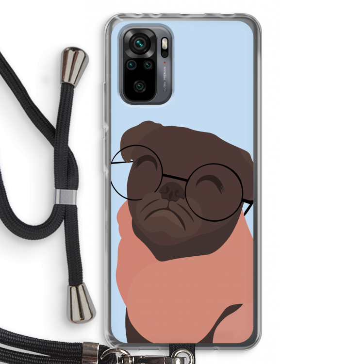 Ludo: Xiaomi Redmi Note 10 Pro Transparant Hoesje met koord