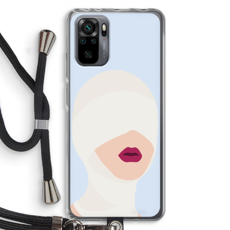 Incognito: Xiaomi Redmi Note 10 Pro Transparant Hoesje met koord