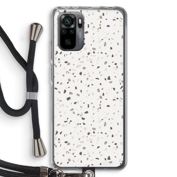 Terrazzo N°14: Xiaomi Redmi Note 10 Pro Transparant Hoesje met koord