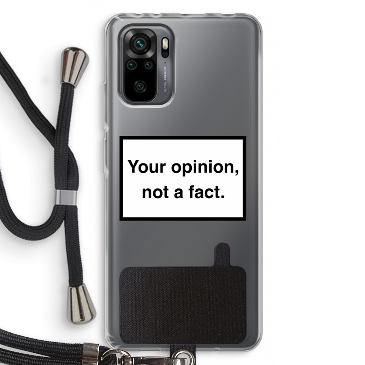 Your opinion: Xiaomi Redmi Note 10 Pro Transparant Hoesje met koord