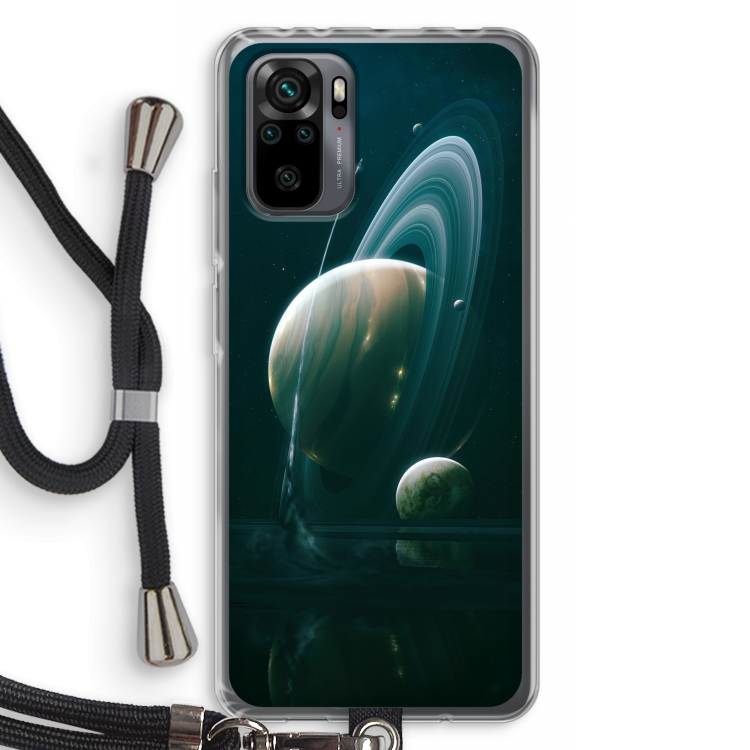 Mercurius: Xiaomi Redmi Note 10 Pro Transparant Hoesje met koord