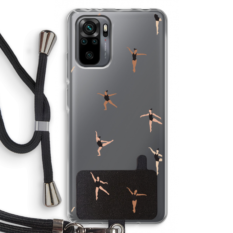Dancing #1: Xiaomi Redmi Note 10 Pro Transparant Hoesje met koord