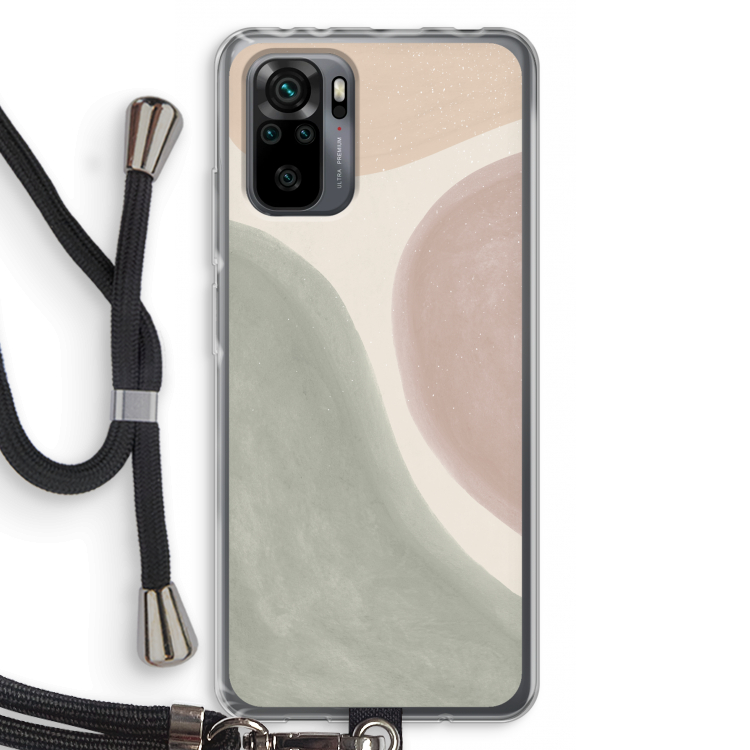 Geo #6: Xiaomi Redmi Note 10 Pro Transparant Hoesje met koord