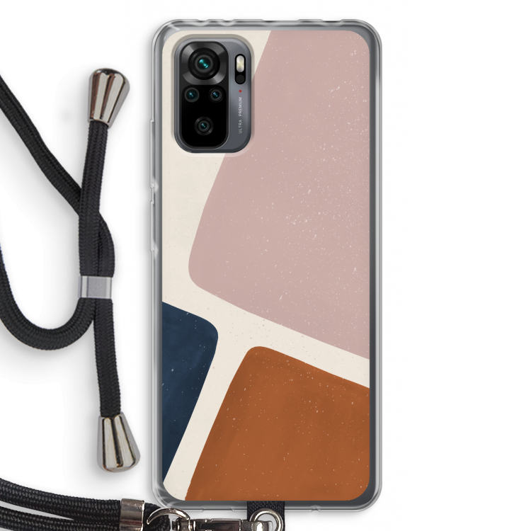 Geo #2: Xiaomi Redmi Note 10 Pro Transparant Hoesje met koord