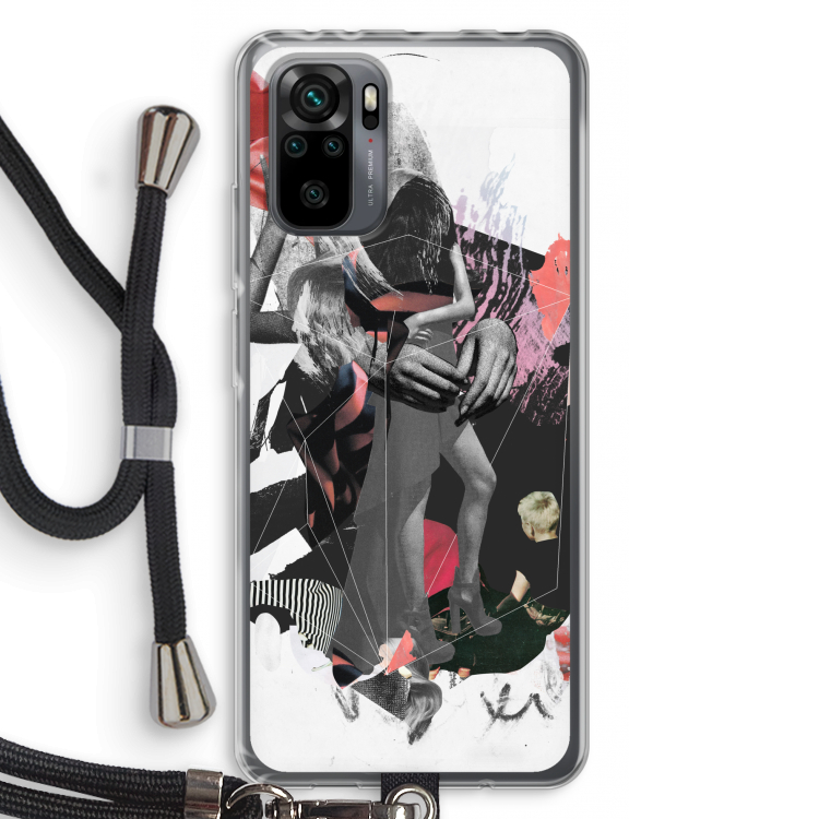 Dissimulation du réel: Xiaomi Redmi Note 10 Pro Transparant Hoesje met koord