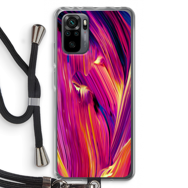 Phoenix: Xiaomi Redmi Note 10 Pro Transparant Hoesje met koord