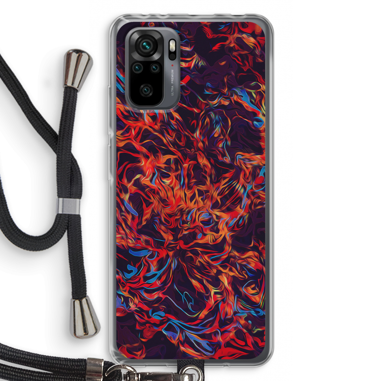 Lucifer: Xiaomi Redmi Note 10 Pro Transparant Hoesje met koord