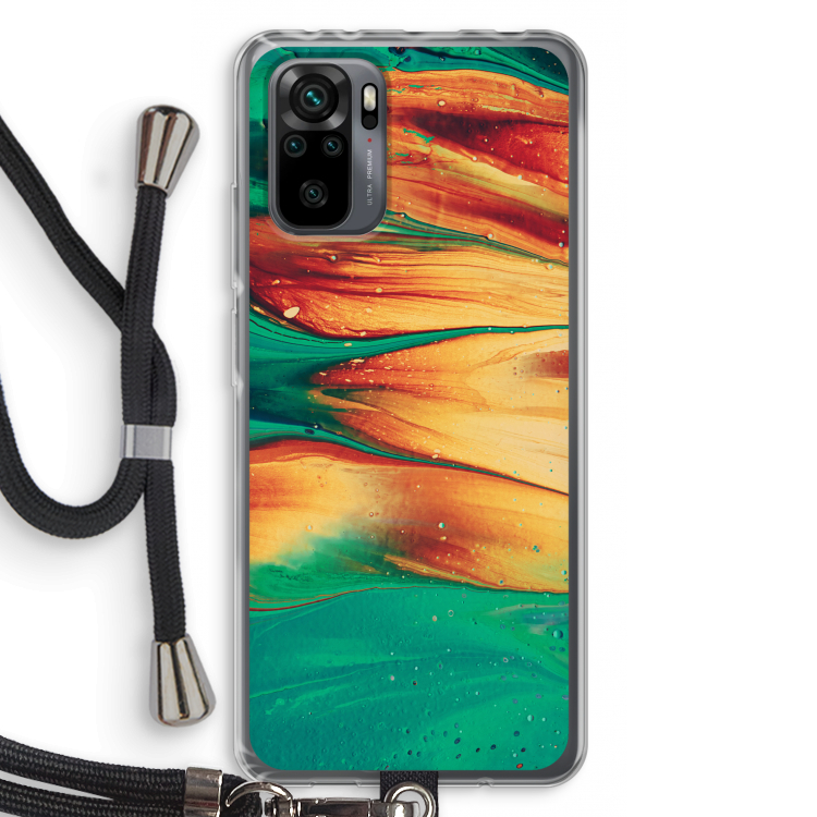 Green Inferno: Xiaomi Redmi Note 10 Pro Transparant Hoesje met koord
