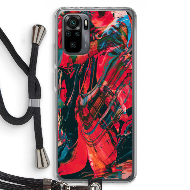 Endless Descent: Xiaomi Redmi Note 10 Pro Transparant Hoesje met koord