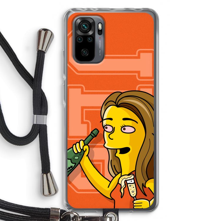 Jamie Lee Simpson: Xiaomi Redmi Note 10 Pro Transparant Hoesje met koord