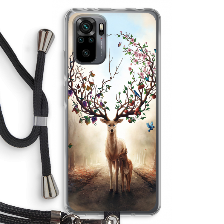 Seasons Change: Xiaomi Redmi Note 10 Pro Transparant Hoesje met koord
