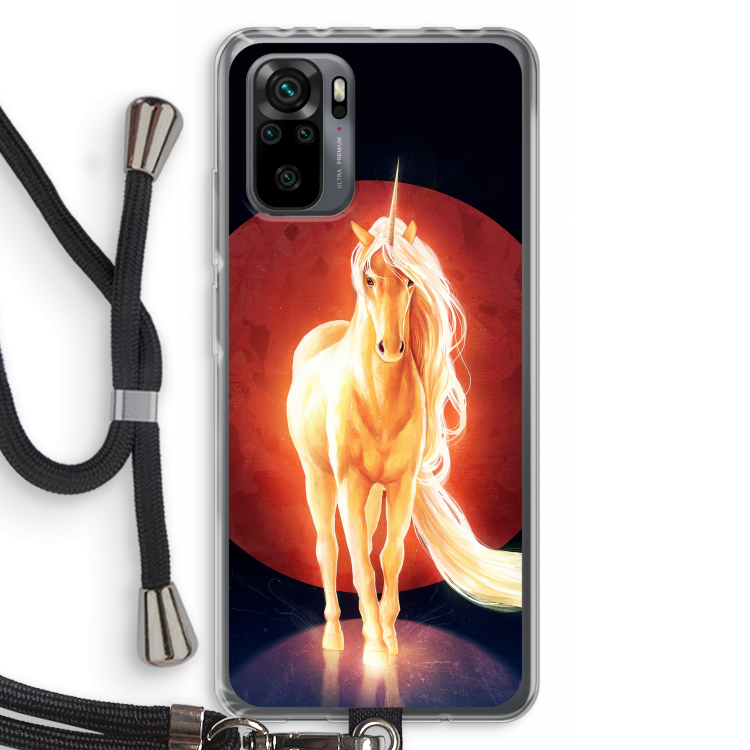 Last Unicorn: Xiaomi Redmi Note 10 Pro Transparant Hoesje met koord