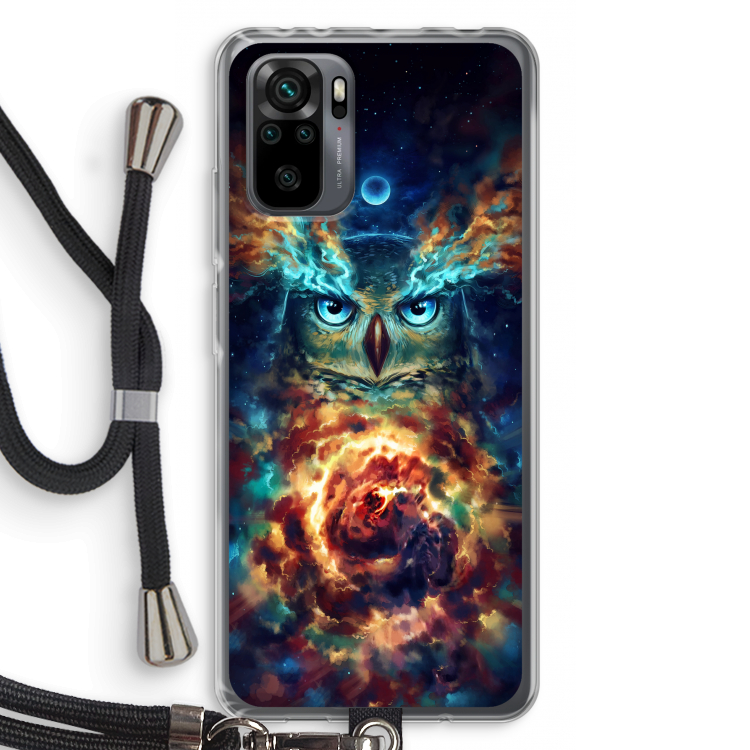 Aurowla: Xiaomi Redmi Note 10 Pro Transparant Hoesje met koord