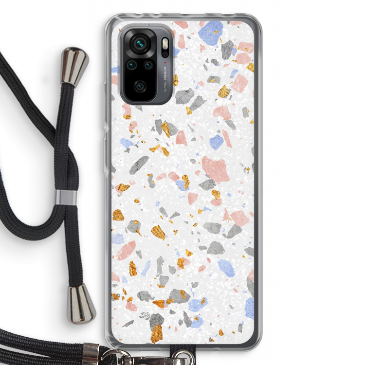 Terrazzo N°8: Xiaomi Redmi Note 10 Pro Transparant Hoesje met koord